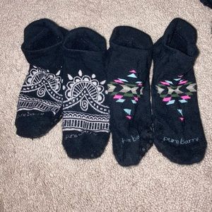 2sets of pure barre sticky socks